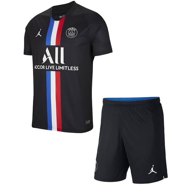 JORDAN Camiseta Paris Saint Germain 4ª Niños 2019-20 Negro